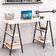 Mesa Para Escritório Estilo Industrial Cavalete Form C01 135cm Snow - Lyam Decor