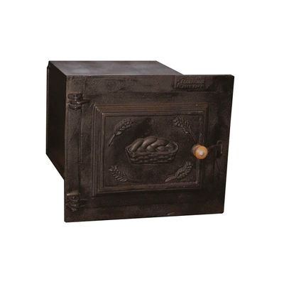 Forno Ferro Fogão a Lenha Pequeno Porta de Ferro 50x35x30cm