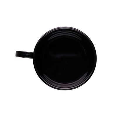 Xícara de Chá Elegance 240ml Preta em Polipropileno