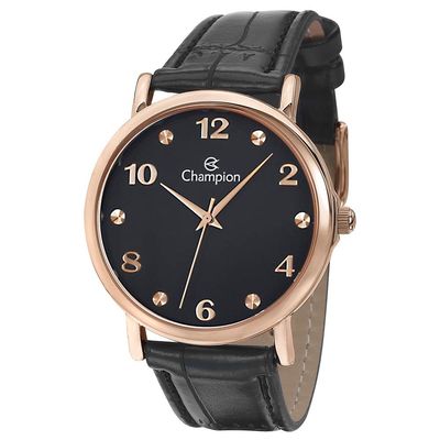 Relógio Champion Feminino Ref:Cn24253d Casual Rosé