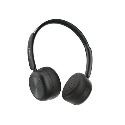 Fone de Ouvido Preto Bluetooth Headphone OnEar Recarregável