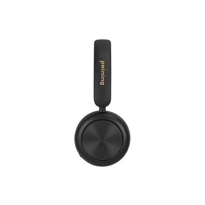 Fone de Ouvido Preto Bluetooth Headphone OnEar Recarregável