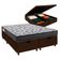 Cama + Bau Blindado E Colchão D33 Casal - Iso100 Ortobom