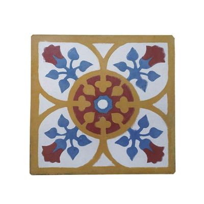 Descanso De Panela Apoio De Mesa Ladrilho Hidráulico P- Travessa Ladrilho B4