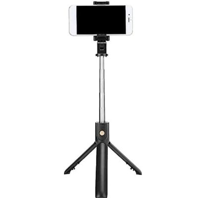 Bastão Selfie Com Tripé Para Celular Com Controle Disparador