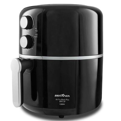 Fritadeira Air Fryer Britânia 4.5L Black Plus 1500W BFR13P 220V