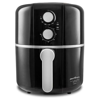 Fritadeira Air Fryer Britânia 4.5L Black Plus 1500W BFR13P 220V