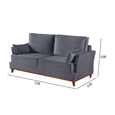 Sofa Living Martins M-189 - V-211 Grafite