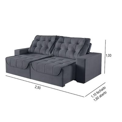 Sofa Martins M-190 02 Md.1.00 - V-211 Grafite