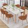 Kit 04 Cadeiras de Jantar e Estar Living Estofada Mia L02 Bouclê Terracota - Lyam Decor