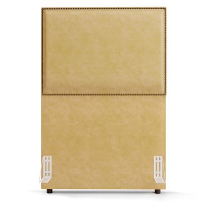 Cabeceira Box Solteiro Com Tachas 100 cm Vicenza L02 Couríssimo Casco Fendi - Lyam Decor
