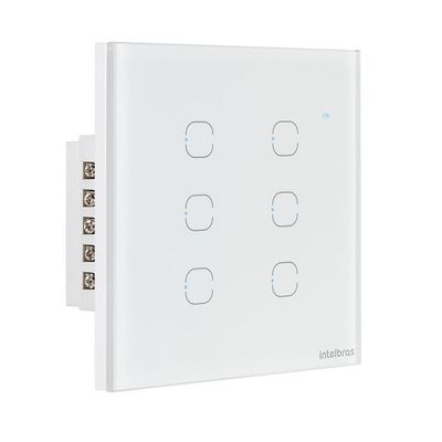 Interruptor Smart Wi-fi Touch 6 Teclas Branco Ews 1006 4850030