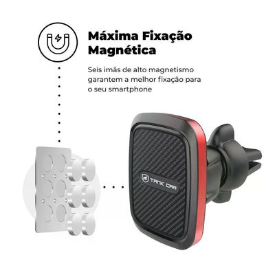 Suporte para carro Veicular Tank Car (6 Ímãs) no Atacado - Caixa Fechada 10 Unidades - Gshield