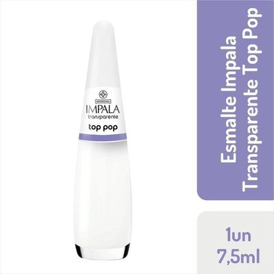 Impala Esmalte A Cor Da Moda Transparente Top Pop 7,5ml