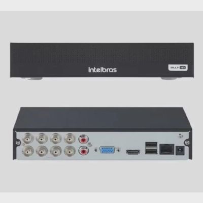 Kit Alarme Residencial C/ App E Kit Cftv 7 Câmeras Intelbras