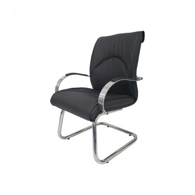 Cadeira Diretor Luxuosa com Base Fixa Linha Eiffel Preto