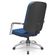 Cadeira De Escritório Giratória Com Braço Cromada Magno P03 Crepe Azul - Lyam Decor