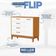 Cômoda Sapateira Infantil Flip Branco Acetinado Savana - Reller