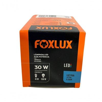 Lampada Led Bulbo 30w 6500 K Foxlux Bivolt Kit 02 Und