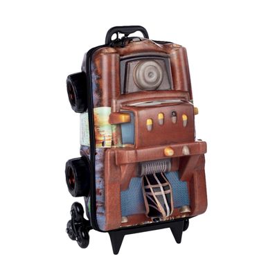 Mochila Com Rodas 3D Carros Mater - MaxToy