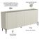 Buffet Sala de Jantar 4 Portas Brise 1 Gaveta Pés Industrial Preto Naim I03 Luna - Lyam