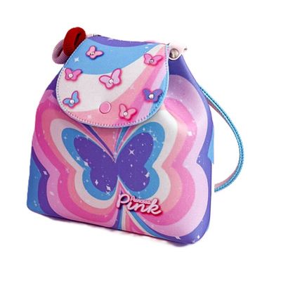 Mini Mochila  Costas  Borboleta - Princesa Pink