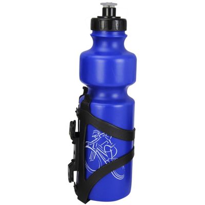 Garrafa 750 Mls Bike Bicicleta Ciclismo e Suporte de quadro Incolor