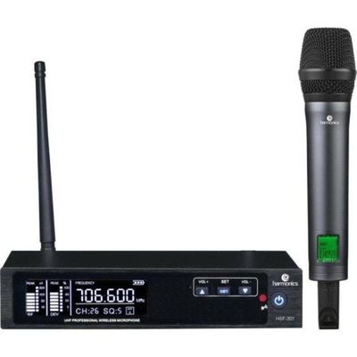 Microfone Sem Fio Harmonics Hsf300-1