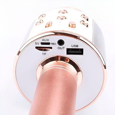 Microfone Karaoke Sem Fio Bluetooth Caixa Som