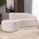 Sofá 5 Lugares Curvo Sala de Estar Living Firenze Direito D02 Linho Cru 300 cm D-461 - Lyam