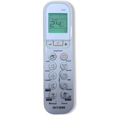 Controle Remoto De Ar Condicionado Split Midea Live W90