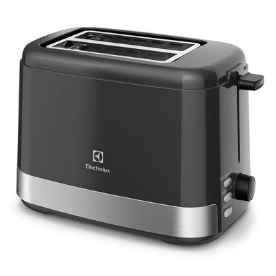 Torradeira Elétrica Electrolux Inox Preta Efficient com 8 Níveis de Tostagem (ETS10) 127V