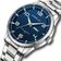 Relógio Masculino Pulseira Em Aço Inoxidável Movimento Quartzo Analógico Azul Prateado
