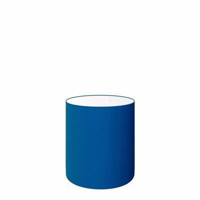 Cúpula Abajur E Luminária Cilíndrica Vivare Cp-7001 ø13x15cm - Bocal Nacional Azul-marinho