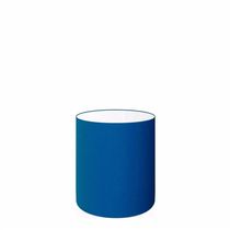 Cúpula Abajur E Luminária Cilíndrica Vivare Cp-7001 ø13x15cm - Bocal Nacional Azul-marinho