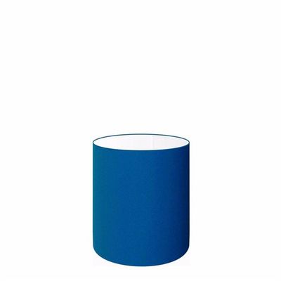 Cúpula Abajur E Luminária Cilíndrica Vivare Cp-7001 ø13x15cm - Bocal Nacional Azul-marinho