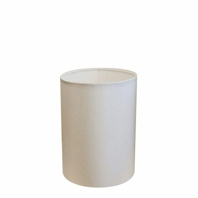 Cúpula Abajur Cilíndrica Cp-7003 ø15x20cm Branco