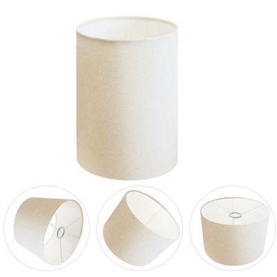 Cúpula Abajur Cilíndrica Cp-7003 ø15x20cm Branco