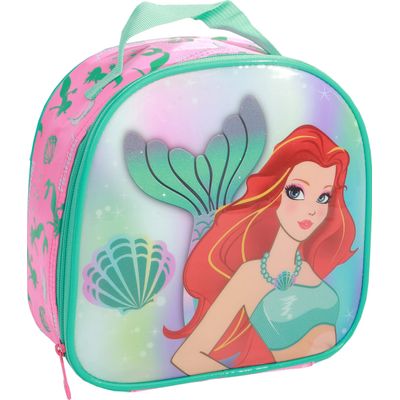 Kit Mochila Infantil Estojo e Lancheira Sereia Rosa - Yepp