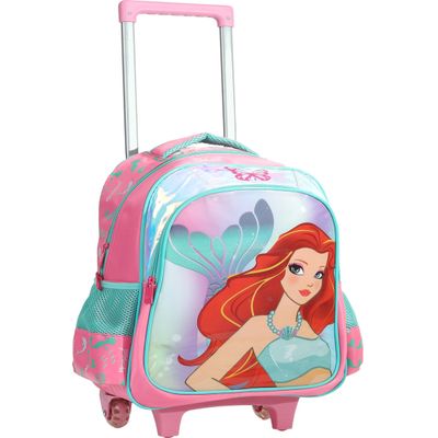 Kit Mochila Infantil Estojo e Lancheira Sereia Rosa - Yepp
