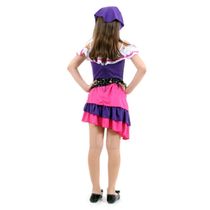Fantasia Infantil - Cigana - Tamanho P (3 a 5 anos) - 33124 - Sulamericana