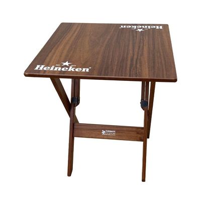 Mesa Dobrável 70x70 Madeira Personalizada Hei Imbuia - Tarimatã