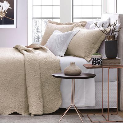 Kit Cobre Leito Casal 3 Pçs 220x240cm Ipê Bege Jolitex
