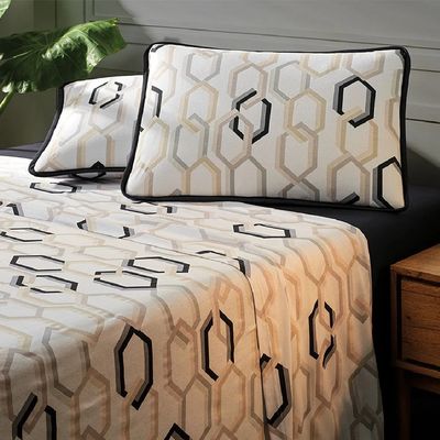 Jogo Cama Solteiro 3 Pcs Malha Fio Penteado Lins Altenburg