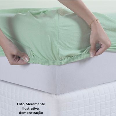 Lencol Avulso Solteirão Elastico Malha Clorofila Sul Brasil