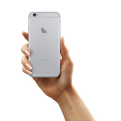Película Traseira de Fibra de Carbono Transparente para Iphone 6 e 6s - Gorila Shield