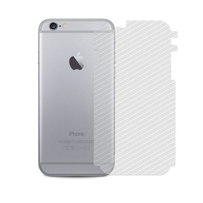 Película Traseira de Fibra de Carbono Transparente para Iphone 6 e 6s - Gorila Shield
