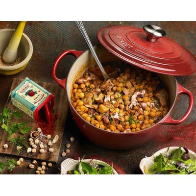 KIT DE PANELAS LE CREUSET REDONDA BUFFET GRELHA Vermelho