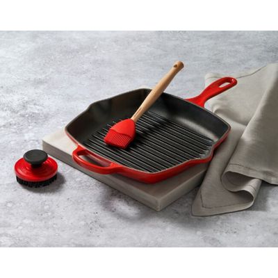 KIT DE PANELAS LE CREUSET REDONDA BUFFET GRELHA Vermelho