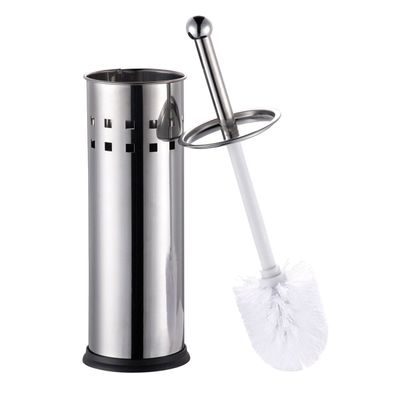 Escova Sanitária com Suporte Inox Cazza Prata